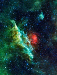 سديم كاليفورنيا في مجرة درب التبانة على بعد حوالي 1000 سنة ضوئية