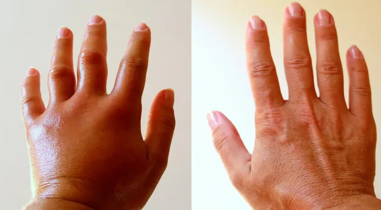 رجل استنشق منظف الكمبيوتر لسنوات.. فتضخمت يده